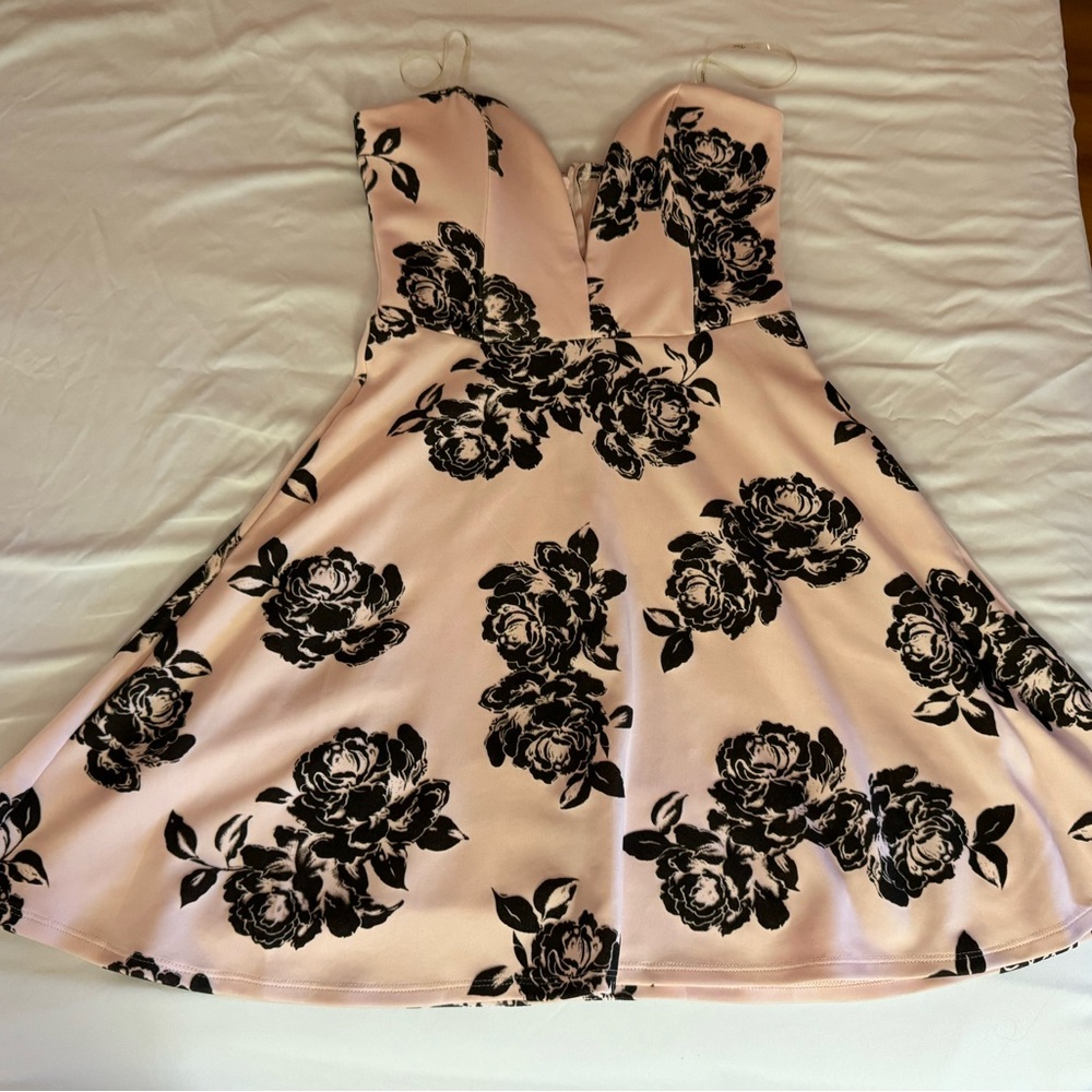 Pink Trixxi strapless dress